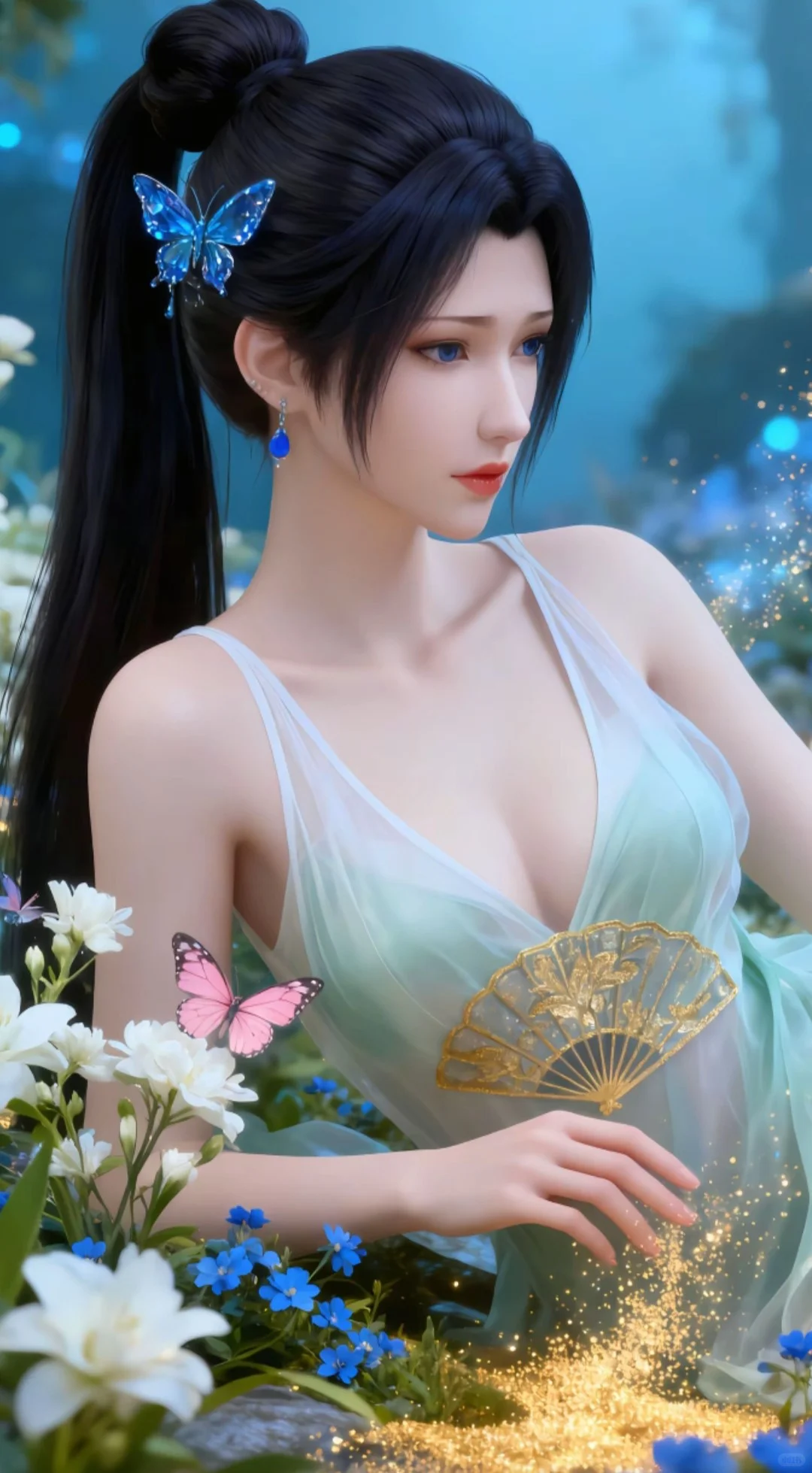 国漫女神性感穿搭对比，好身材大长腿高颜值