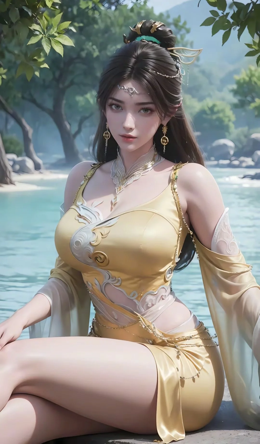 国漫女神性感穿搭对比，好身材大长腿高颜值