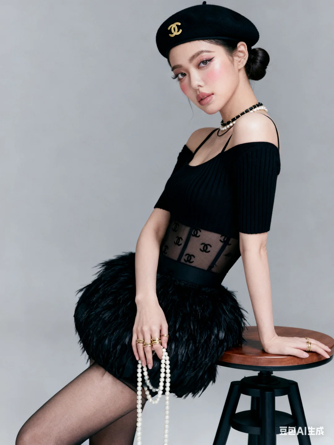 Jennie同款写真(无成本豆包指令)