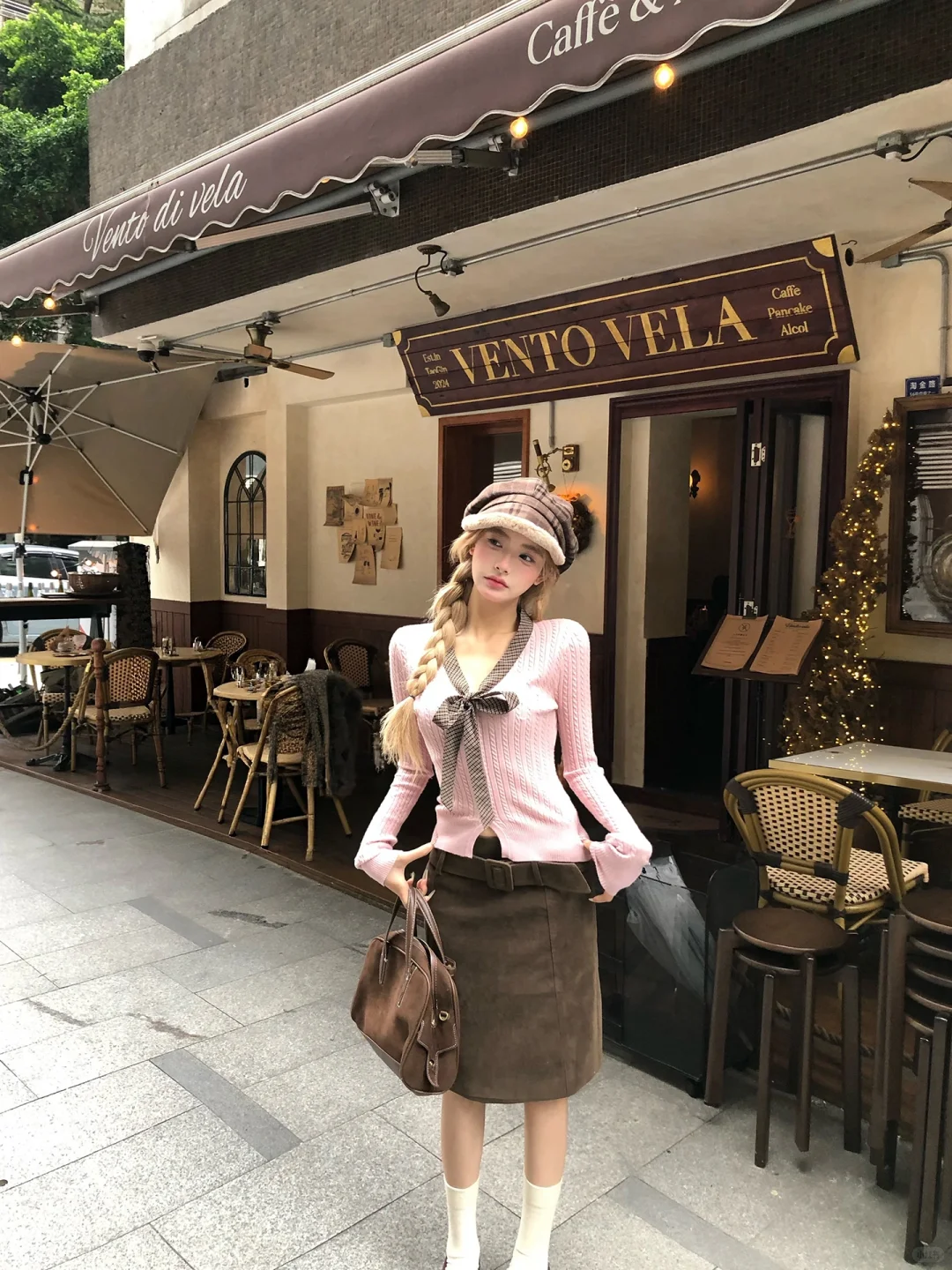 粉棕复古感少女🤎🎀