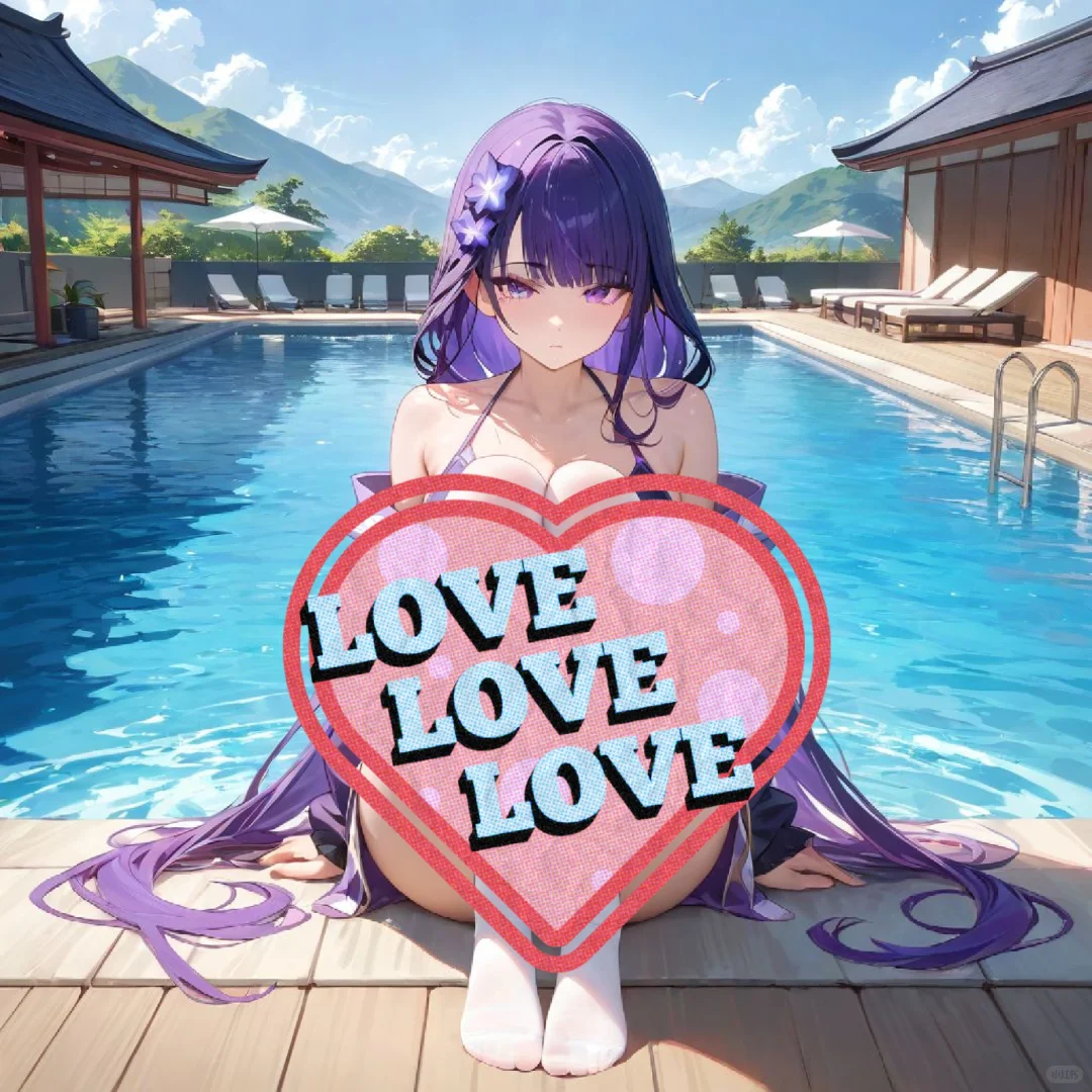 原神｜雷电将军泳装