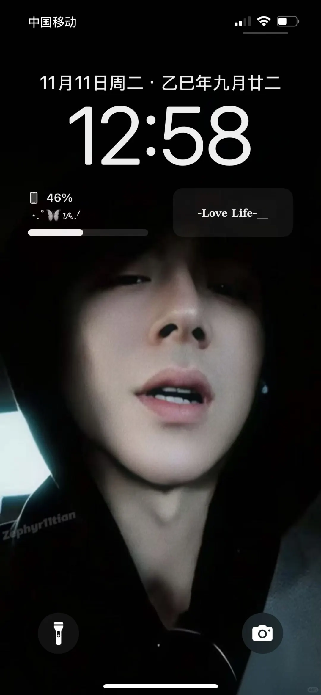 被这个壁纸帅到了！😭😭😭