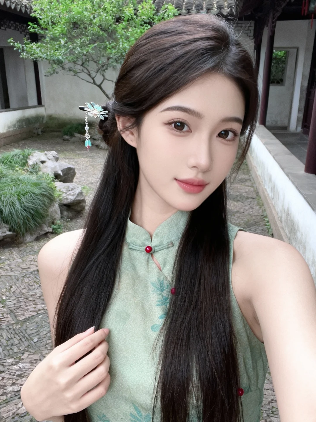 新中式美女写真（悦灵犀AI）