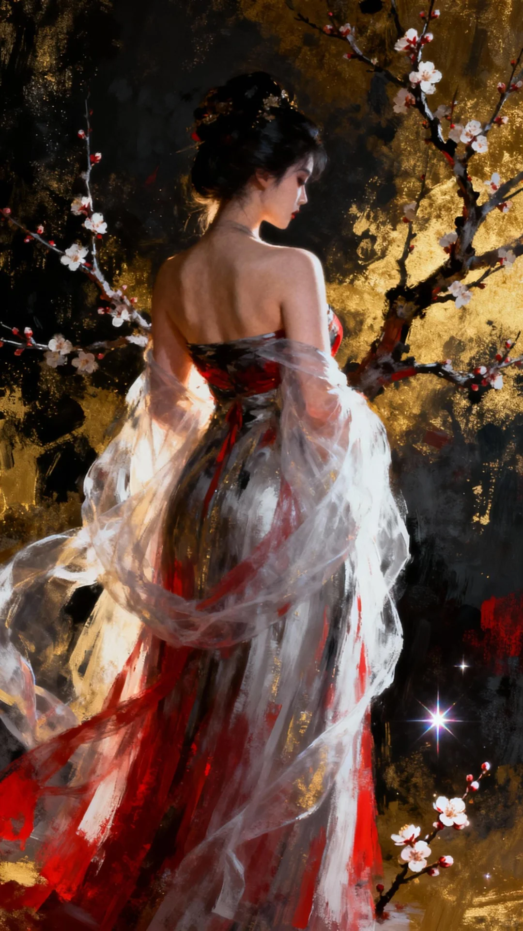 AI壁纸|梅花幽怜