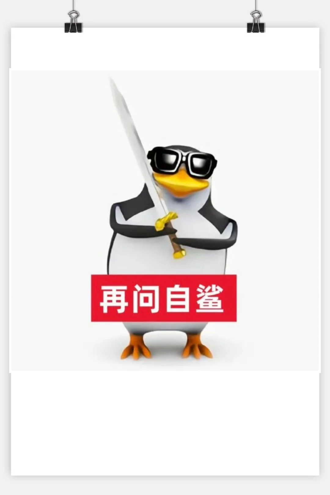 今日份审鹅积累企鹅表情包来啦