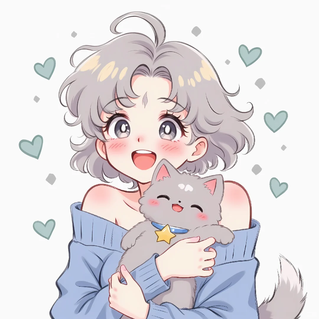 💖美战与奶喵，甜度超标の治愈日常✨