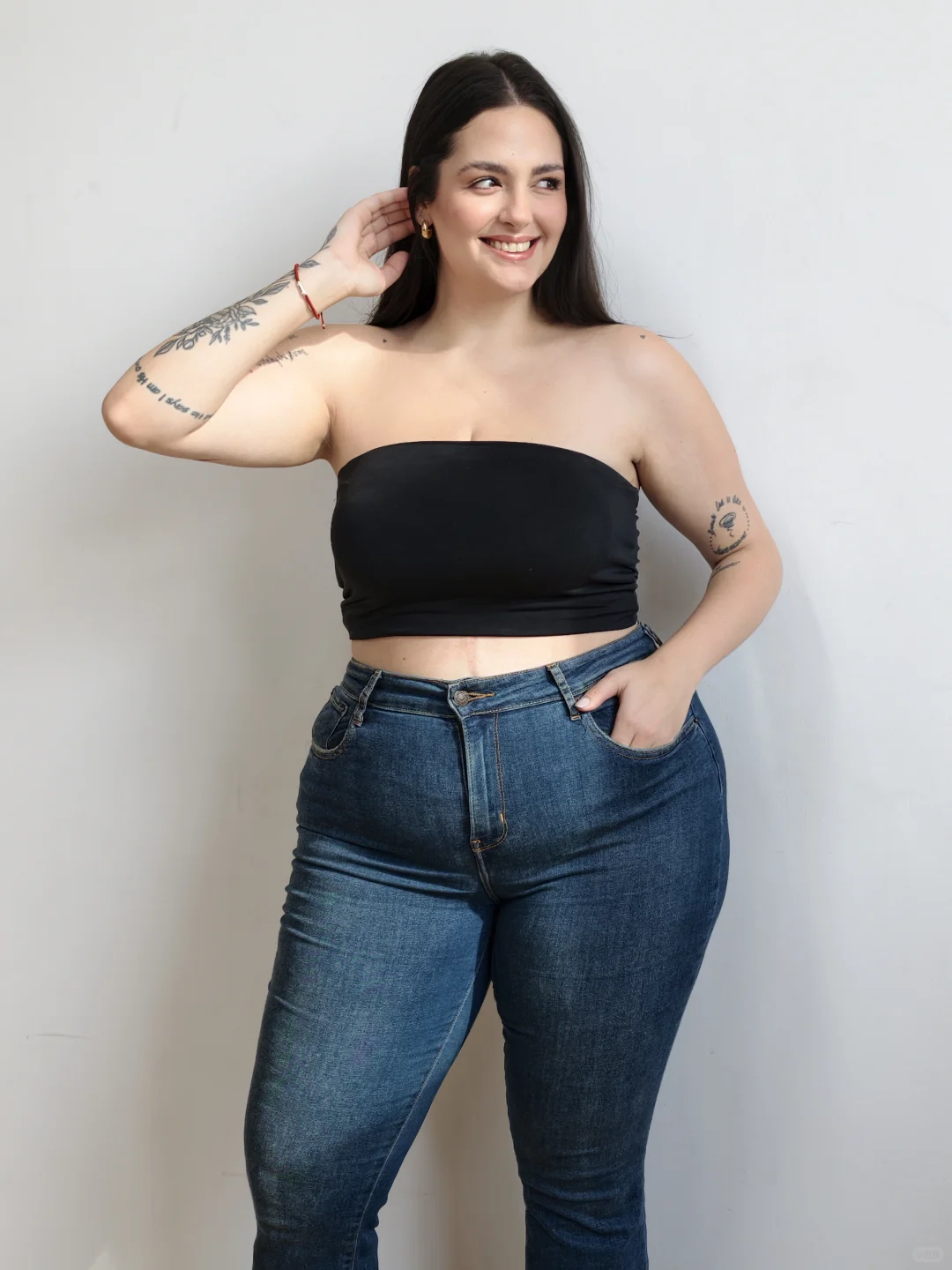 哇，超美的大码模特