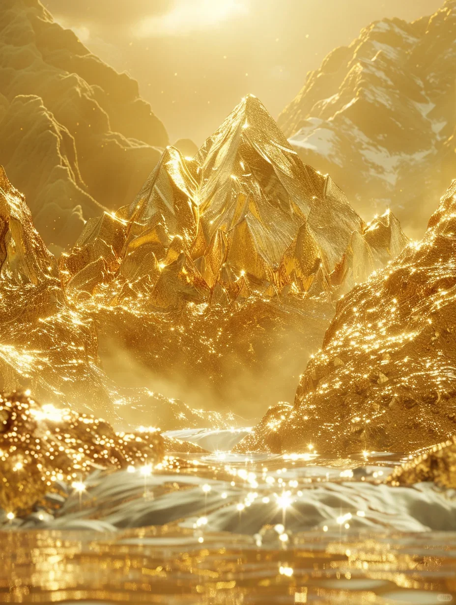 日照金山，富贵万年❗️喜土金者旺