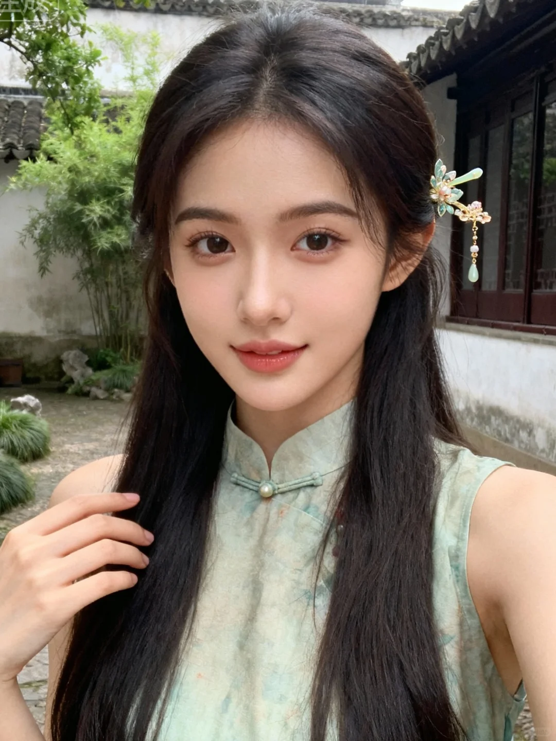 新中式美女写真（悦灵犀AI）