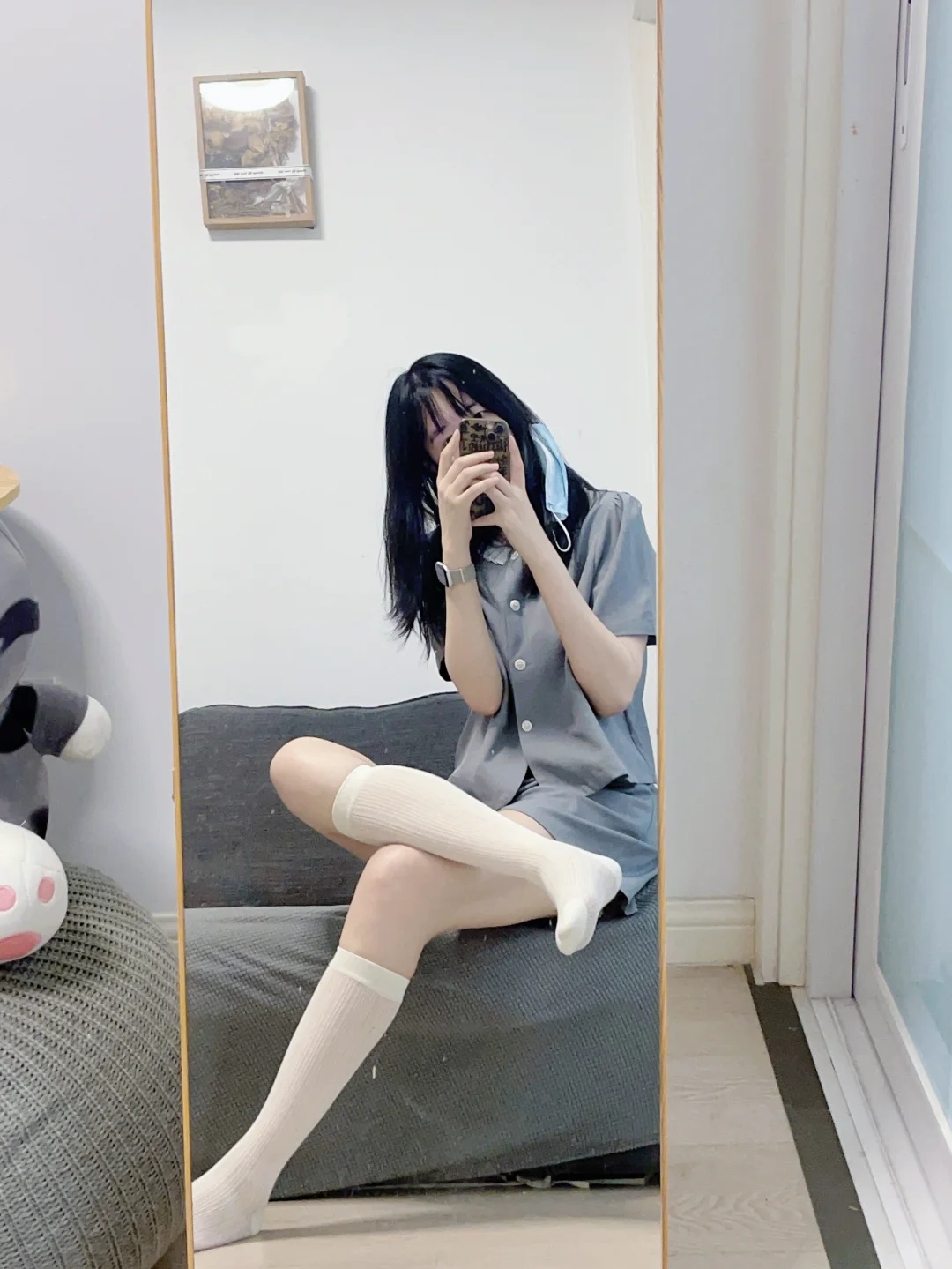 穿jk去见crush啦～