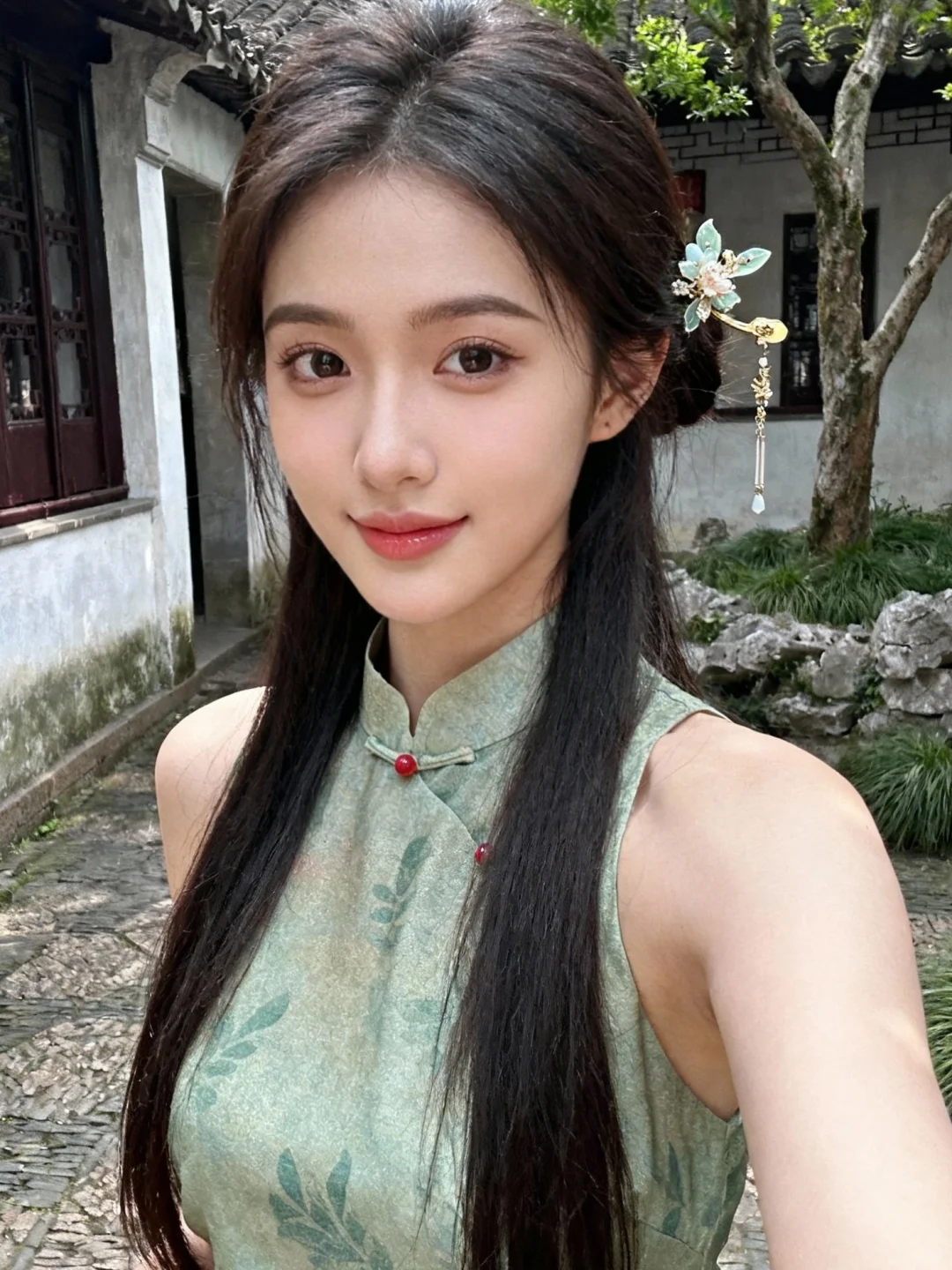 新中式美女写真（悦灵犀AI）