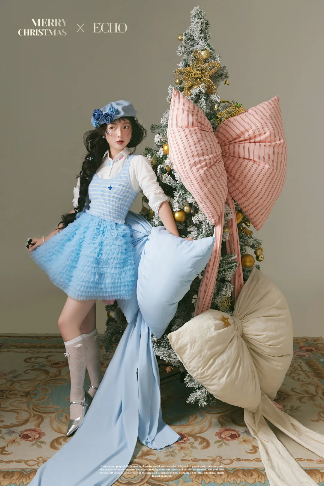 被这组圣诞写真美到了！❄️