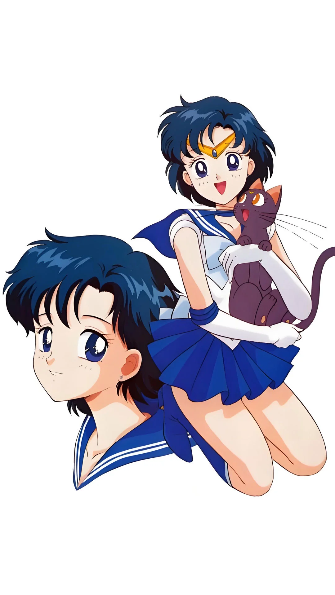 美少女战士丨学霸锦鲤水星逢考必过卡通壁纸