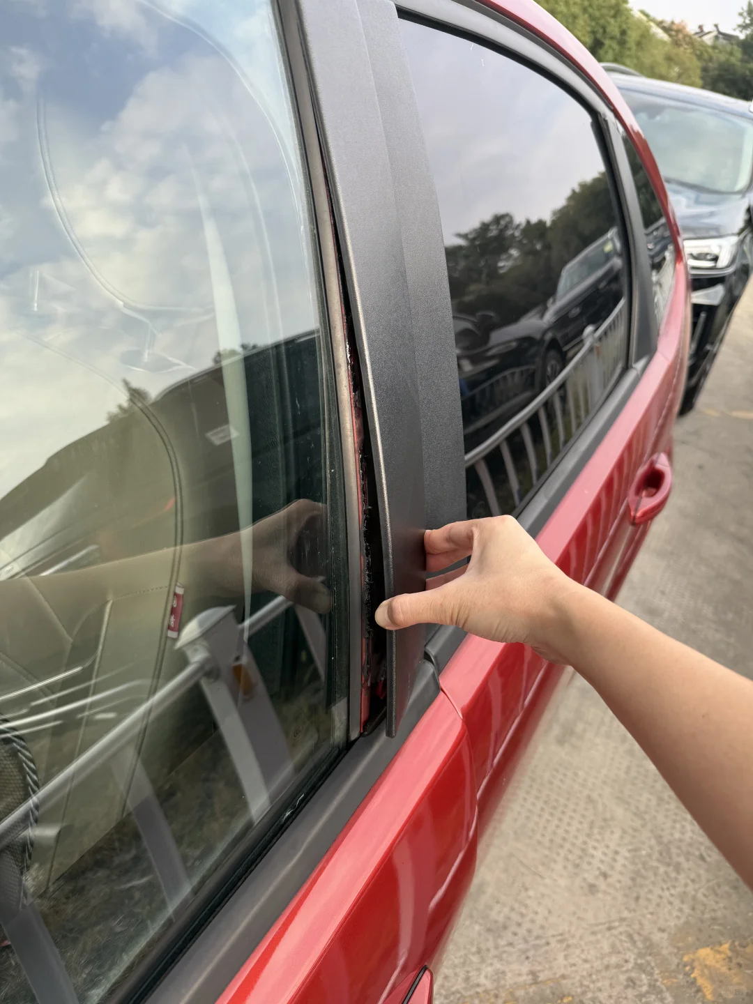 今天给小福换了后悬挂平衡杆胶套