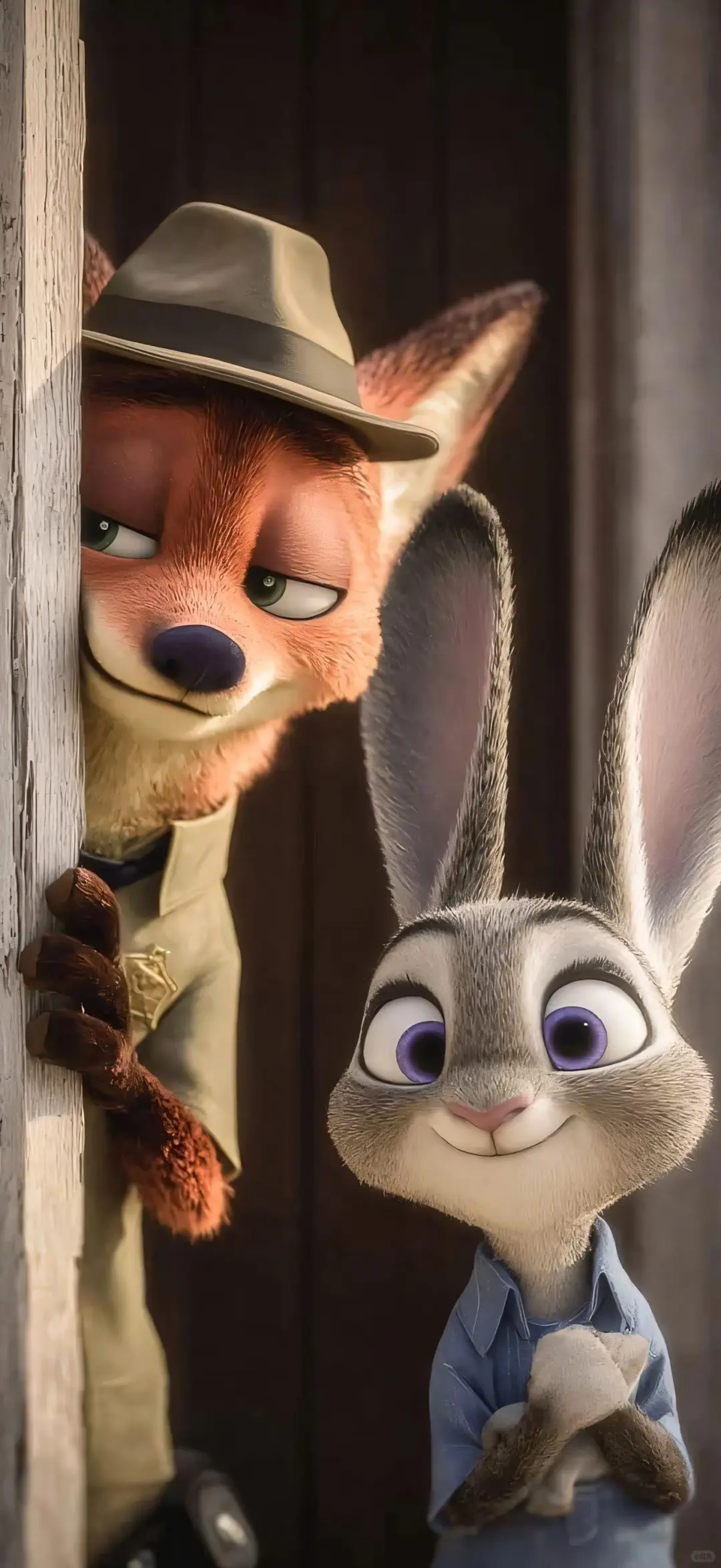 动漫情侣壁纸.尼克朱迪壁纸