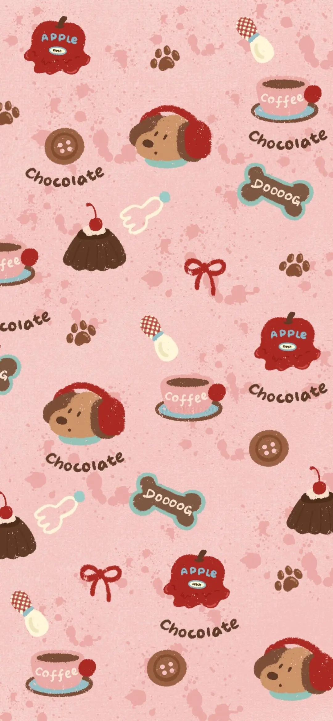 share | 超可爱的满屏复古聊天壁纸！