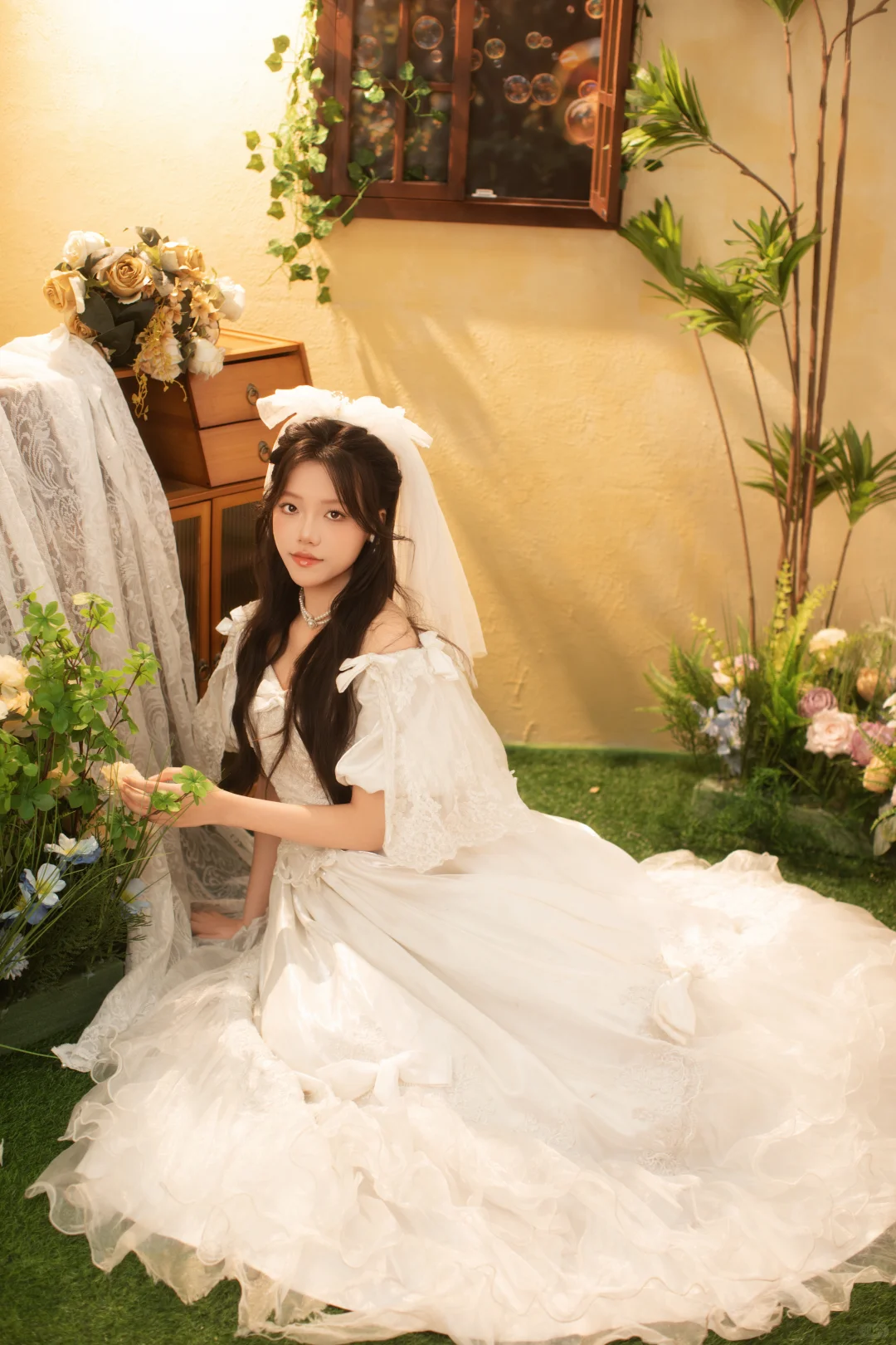 超甜氛围法式公主风婚纱写真～