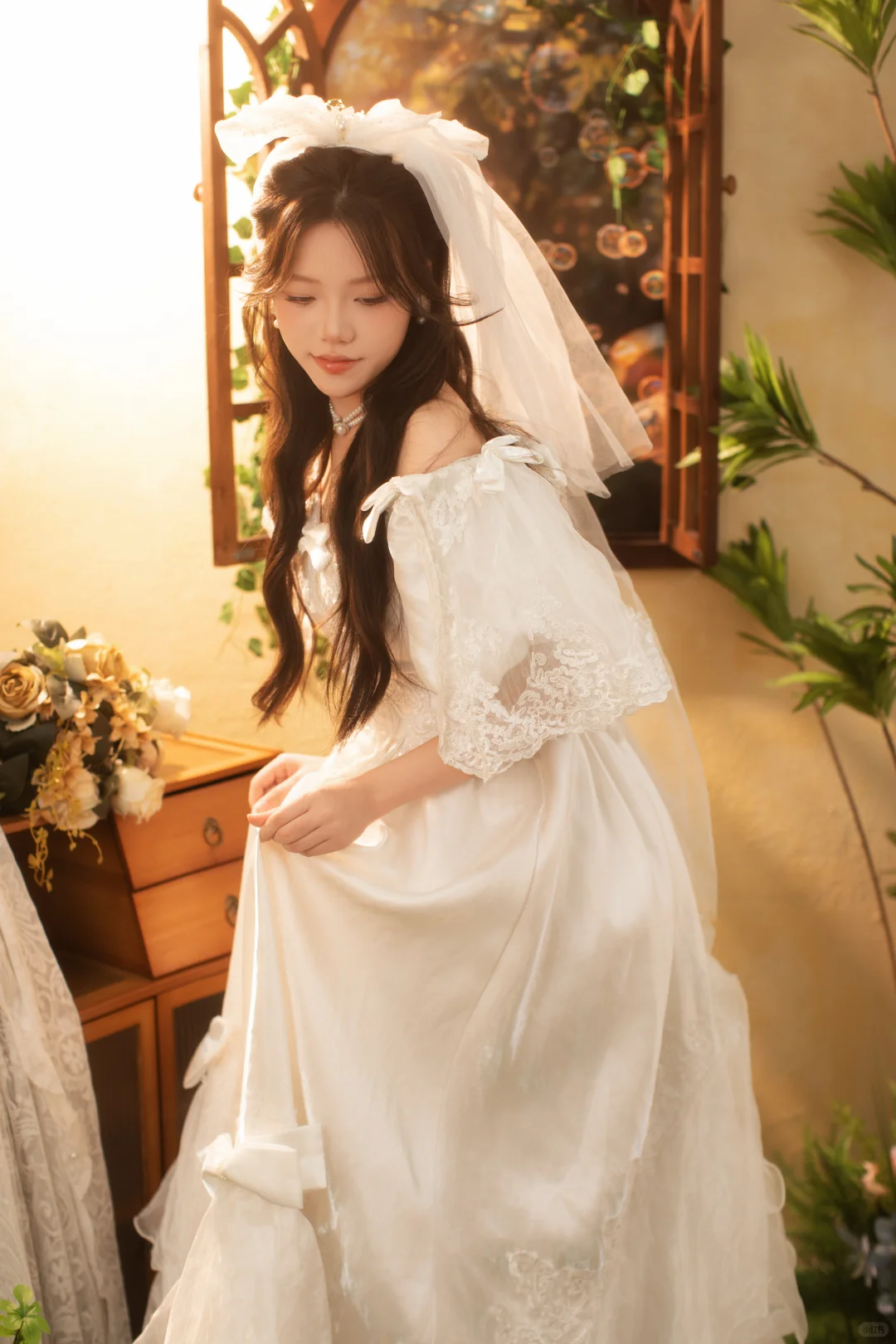 超甜氛围法式公主风婚纱写真～