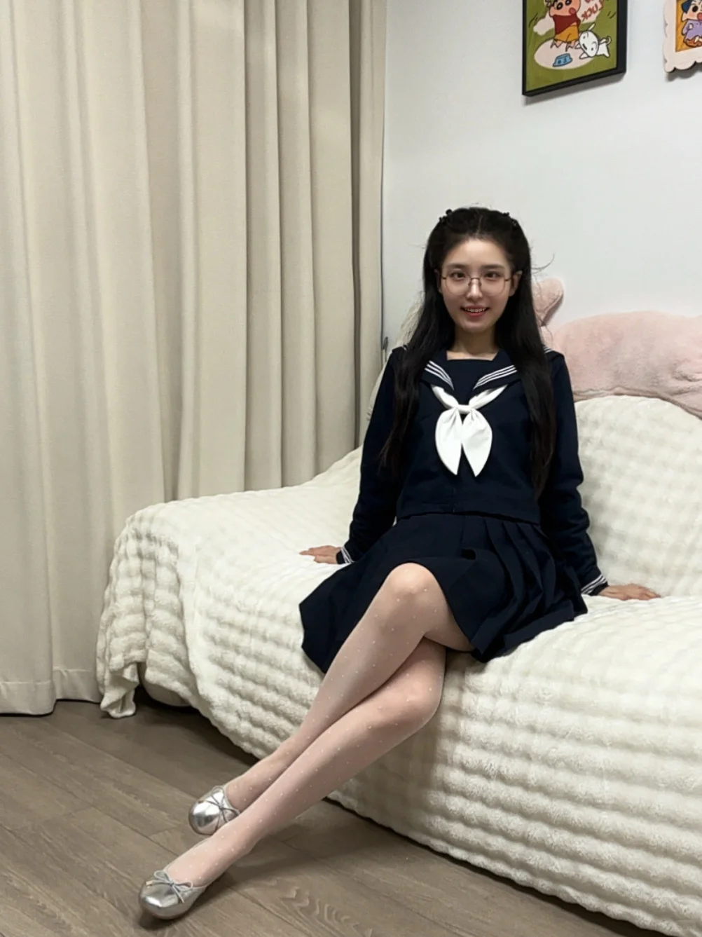 ootd｜波点白丝敲可爱🥰