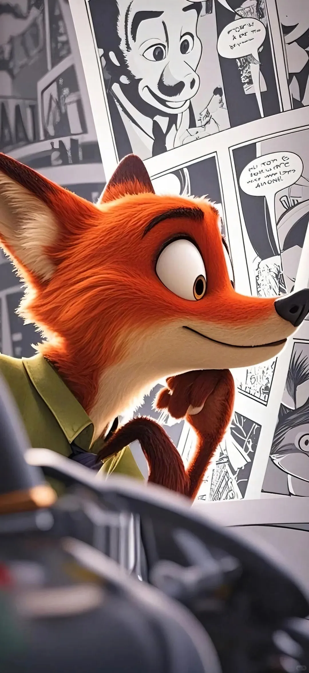 动漫情侣壁纸.尼克朱迪壁纸