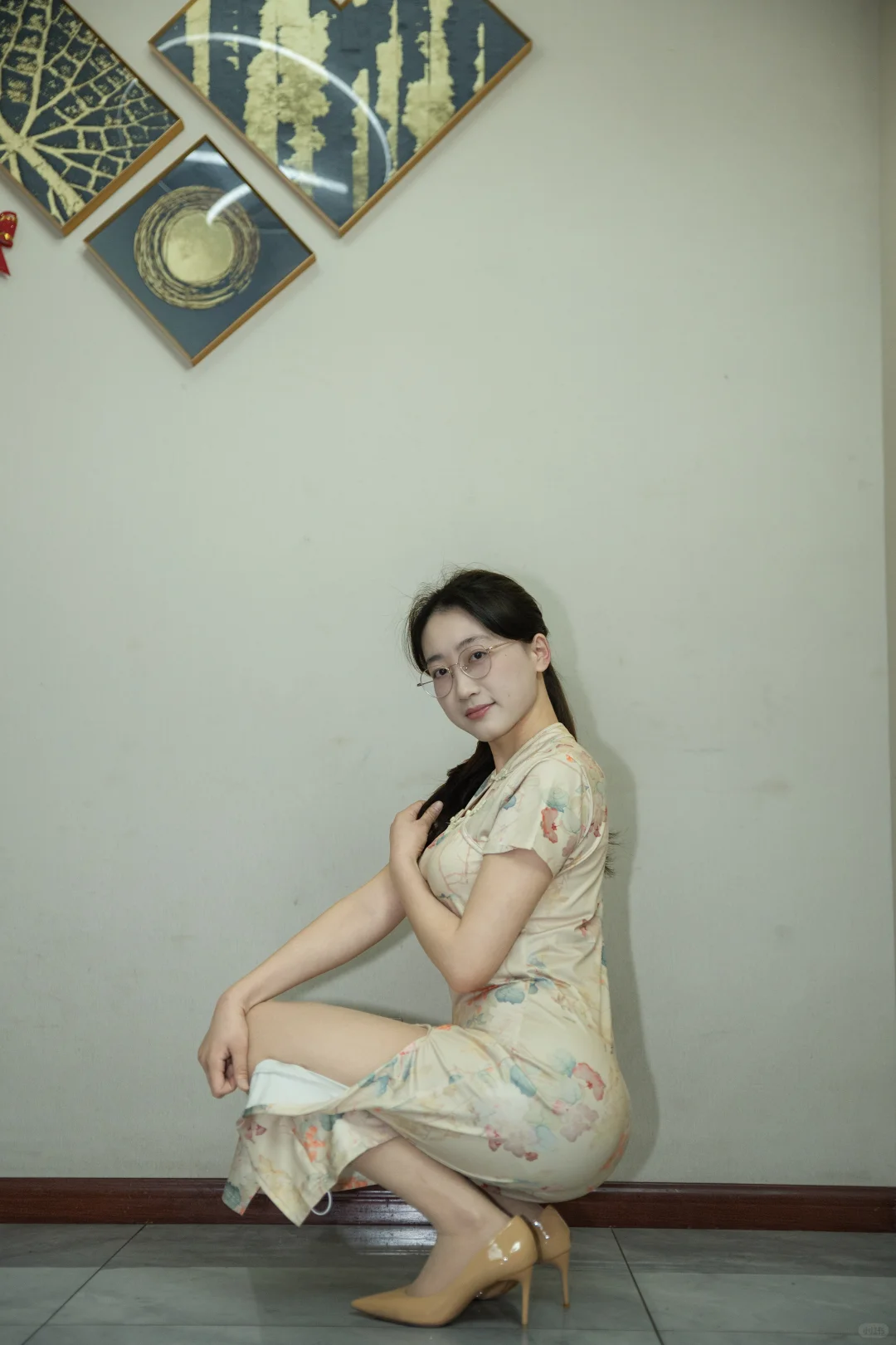 旗袍和秋天很配