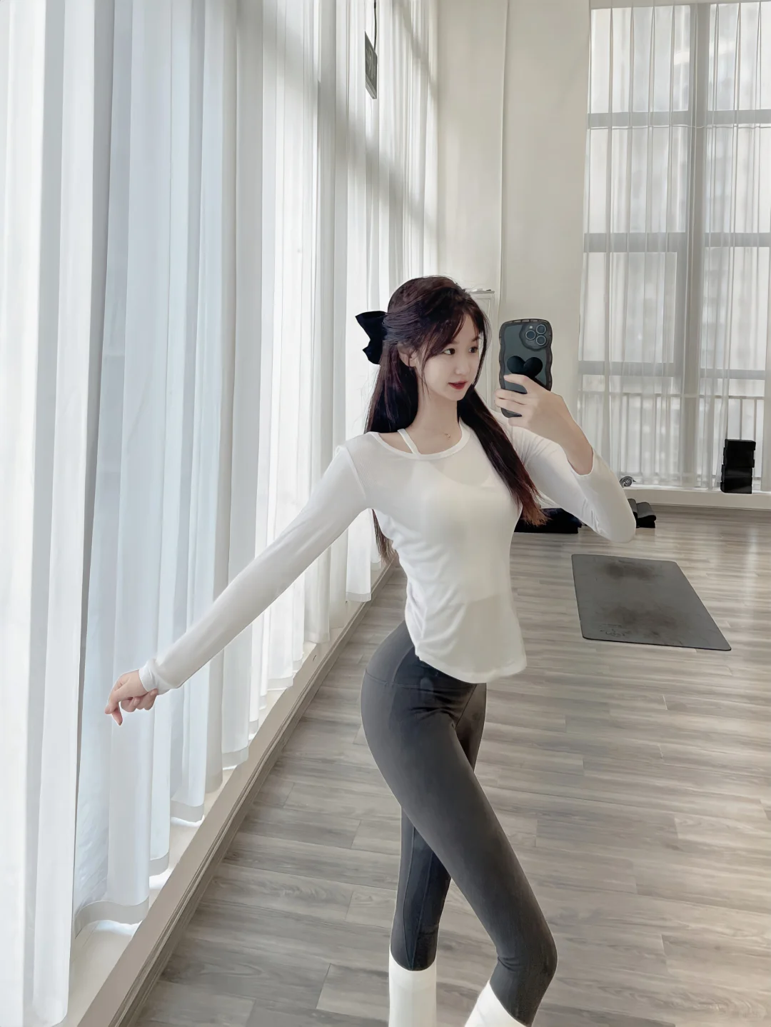 运动瑜伽服这样搭！显瘦又显白🥰