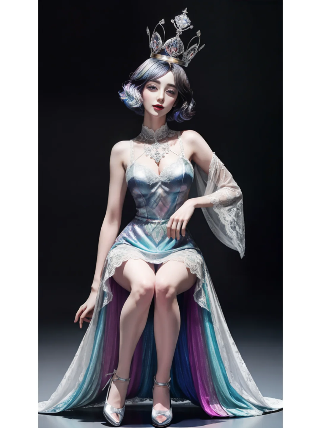 🌈彩虹女神降临！独特魅力无法抵挡！💃