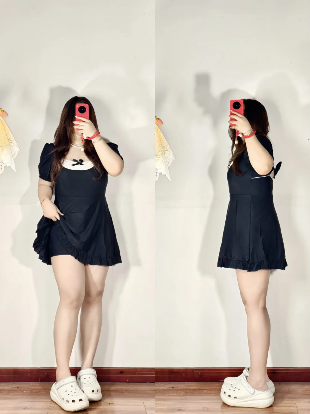 140斤大码穿搭｜肉肉女孩绝美泳衣👙分享