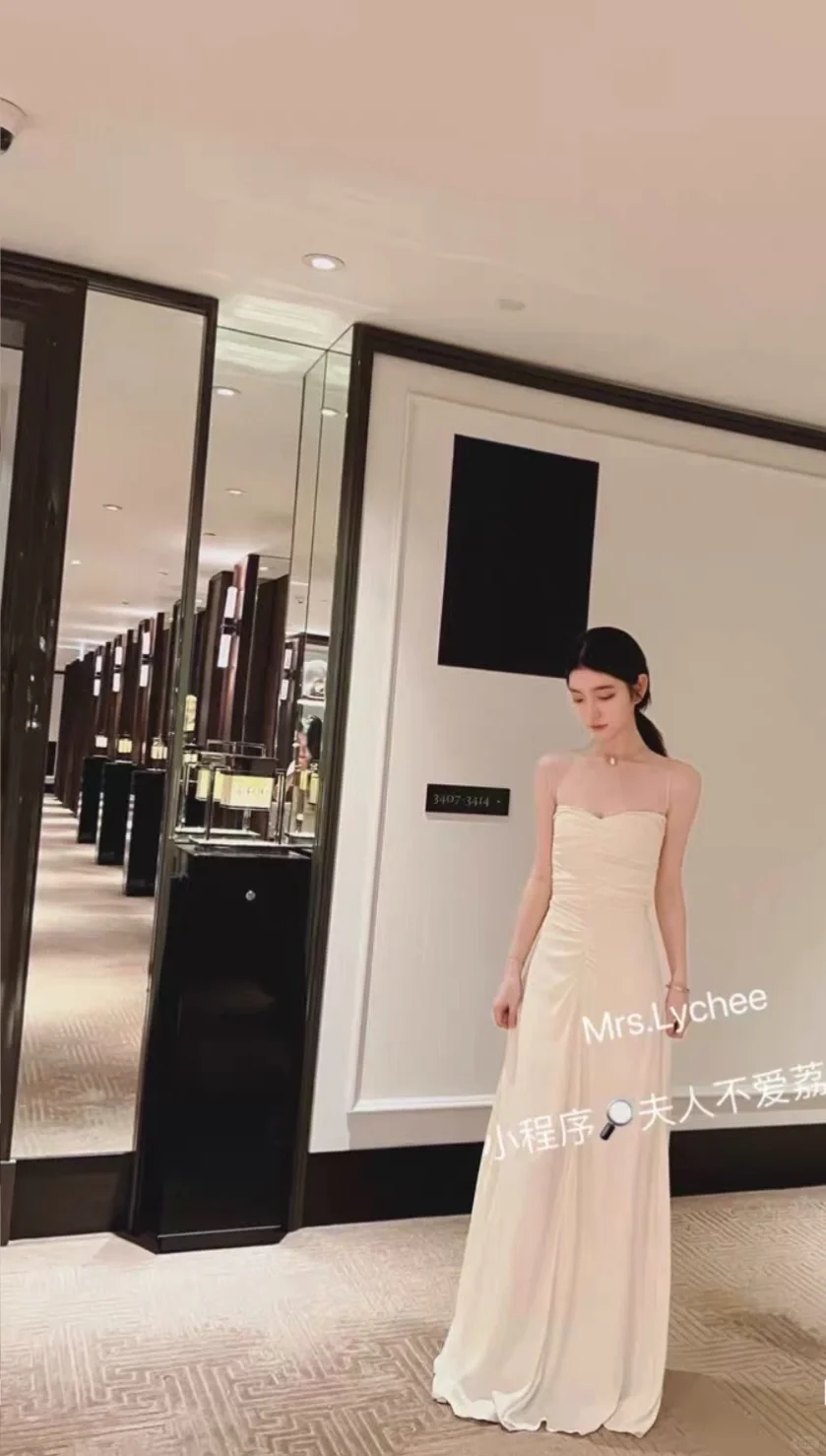 alwaysnana老款娇矜千金感真丝裙