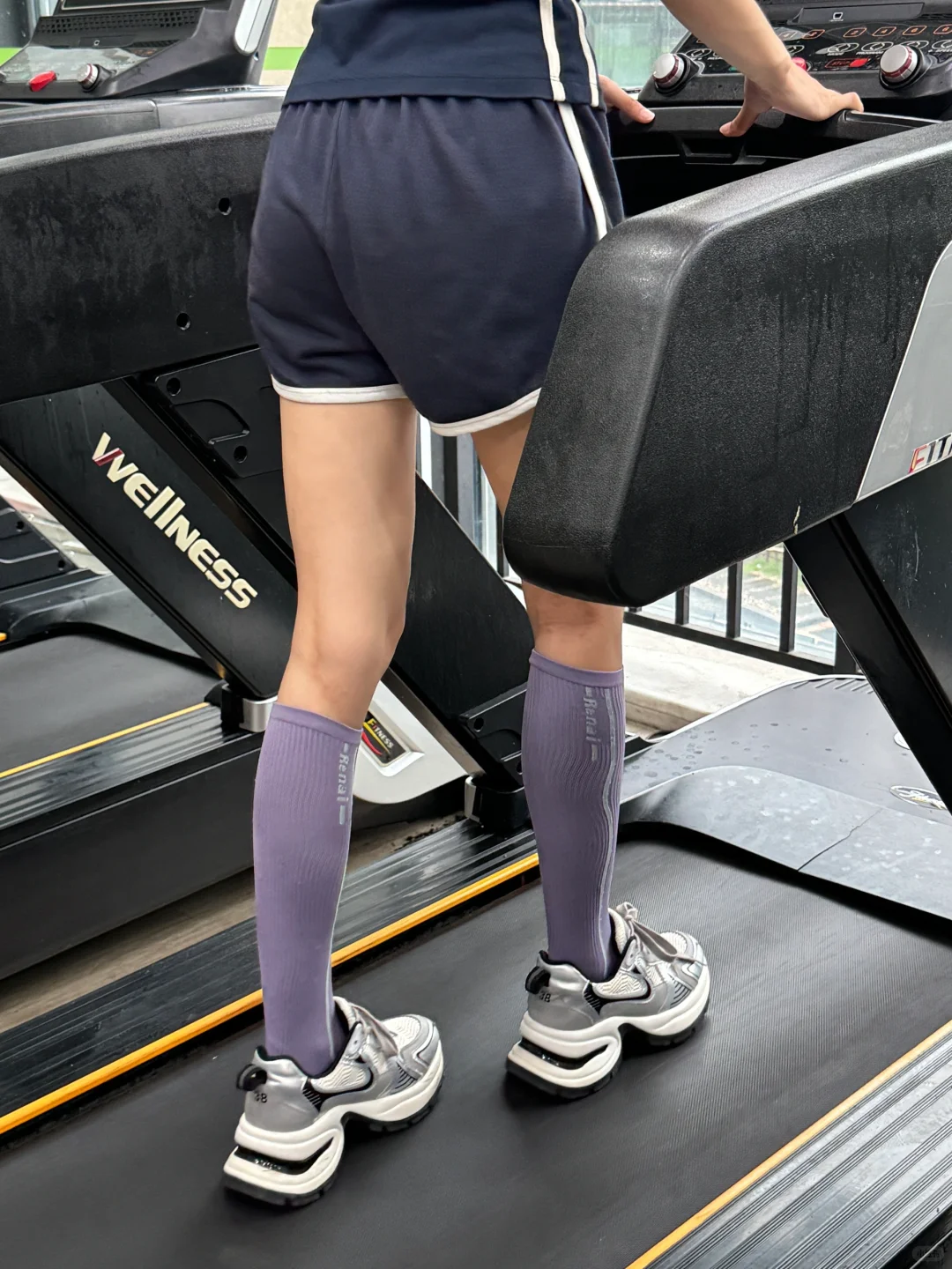 健身房看到的‼️爬坡穿压力袜真的不粗腿！
