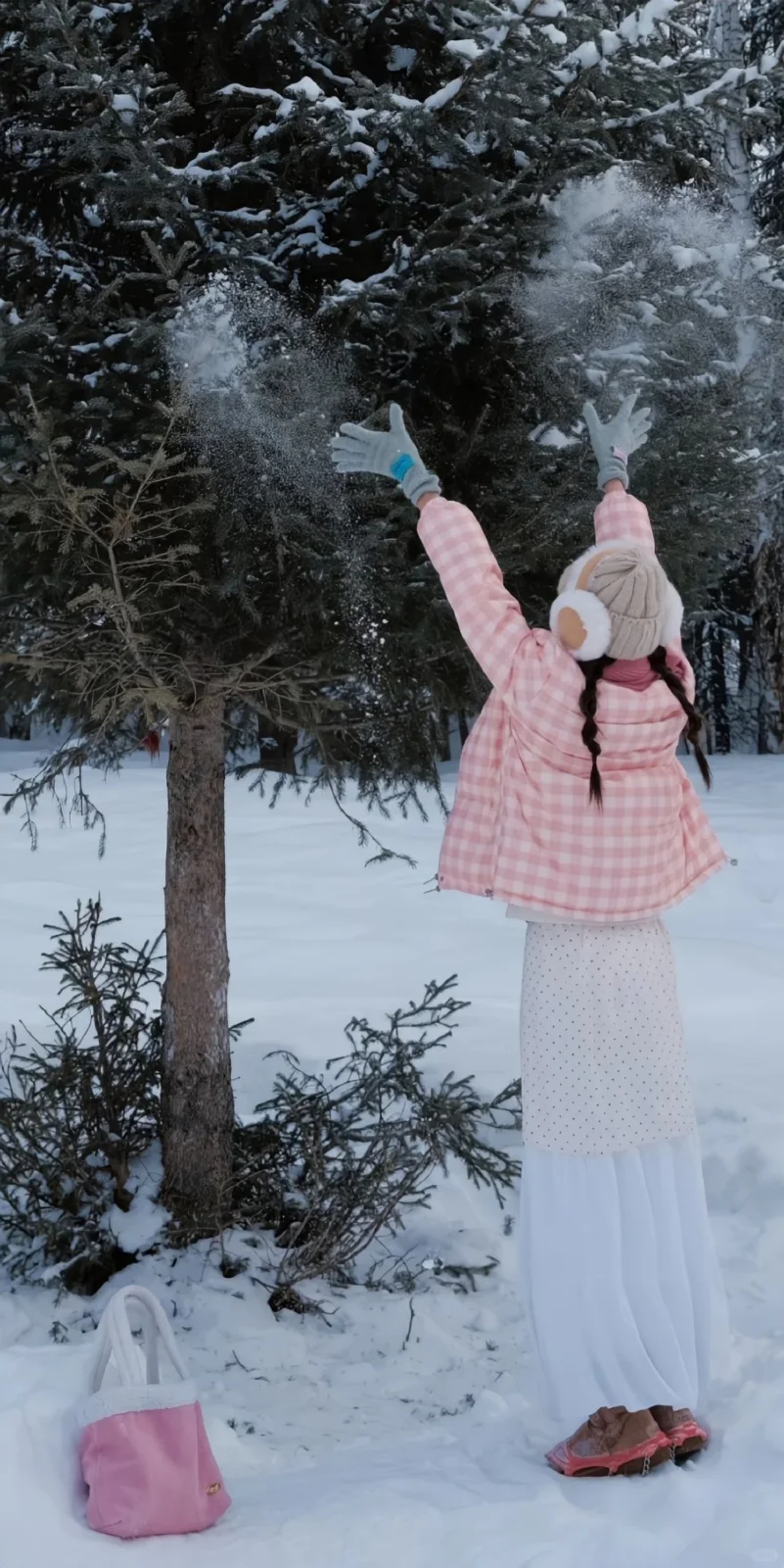 高清雪天氛围感壁纸