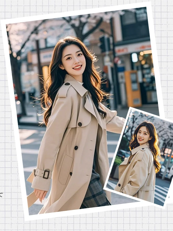 春天的第一套AI街拍