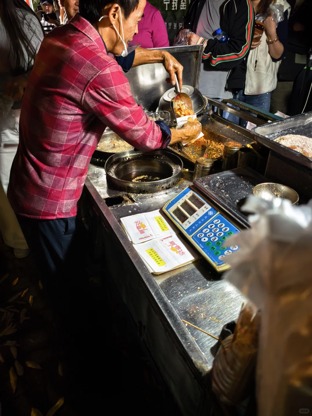 终于见到鸡排主理人啦～😛