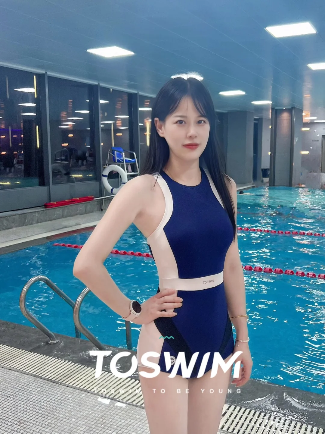 显瘦遮肚平角泳衣| 保守游泳人人手一件