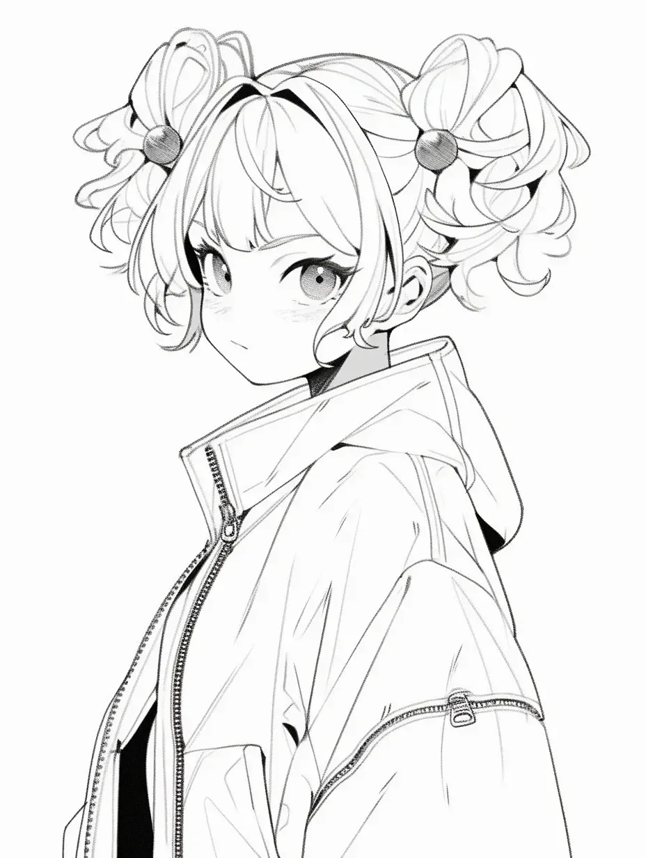 人物临摹线稿参考