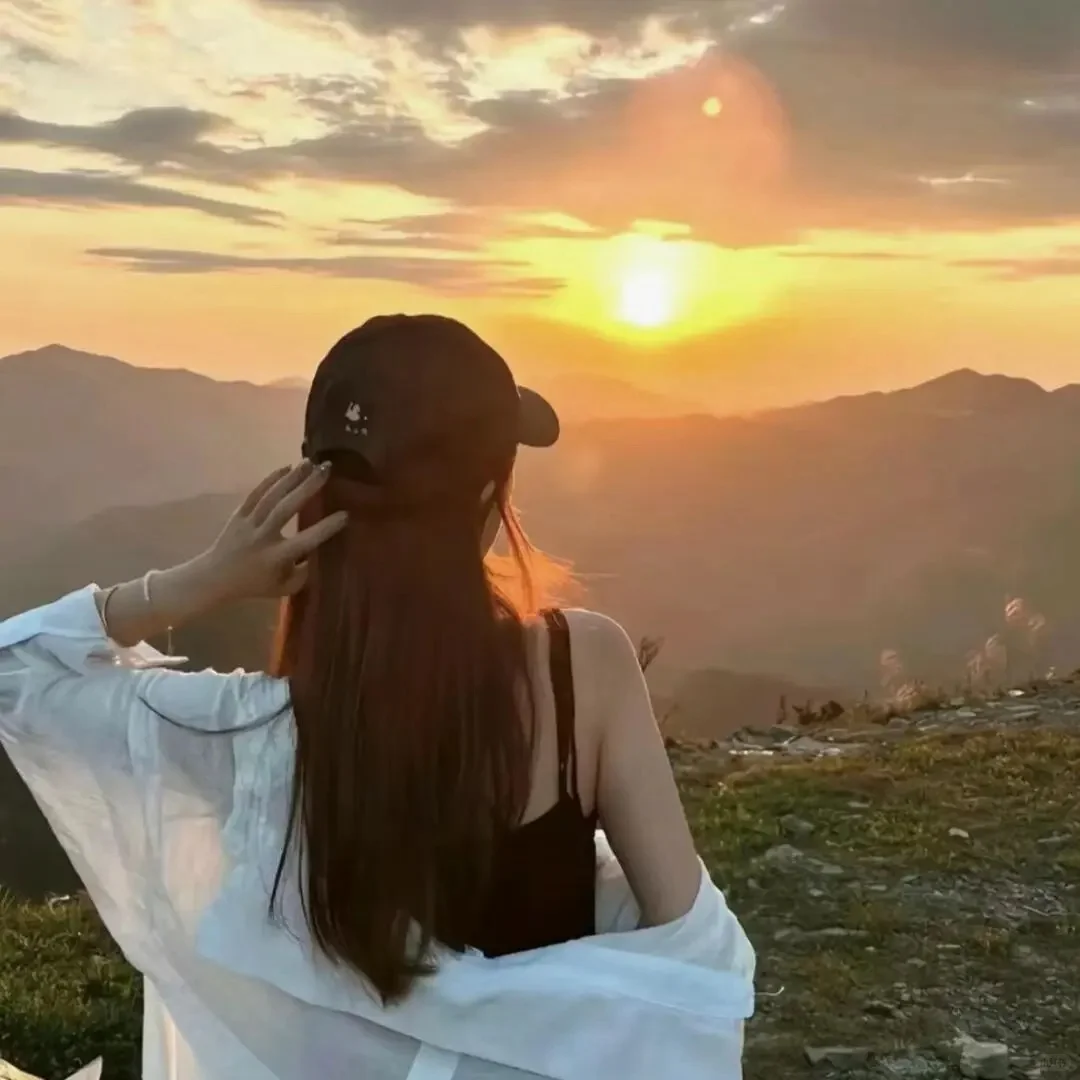 唯美女头像背影头像