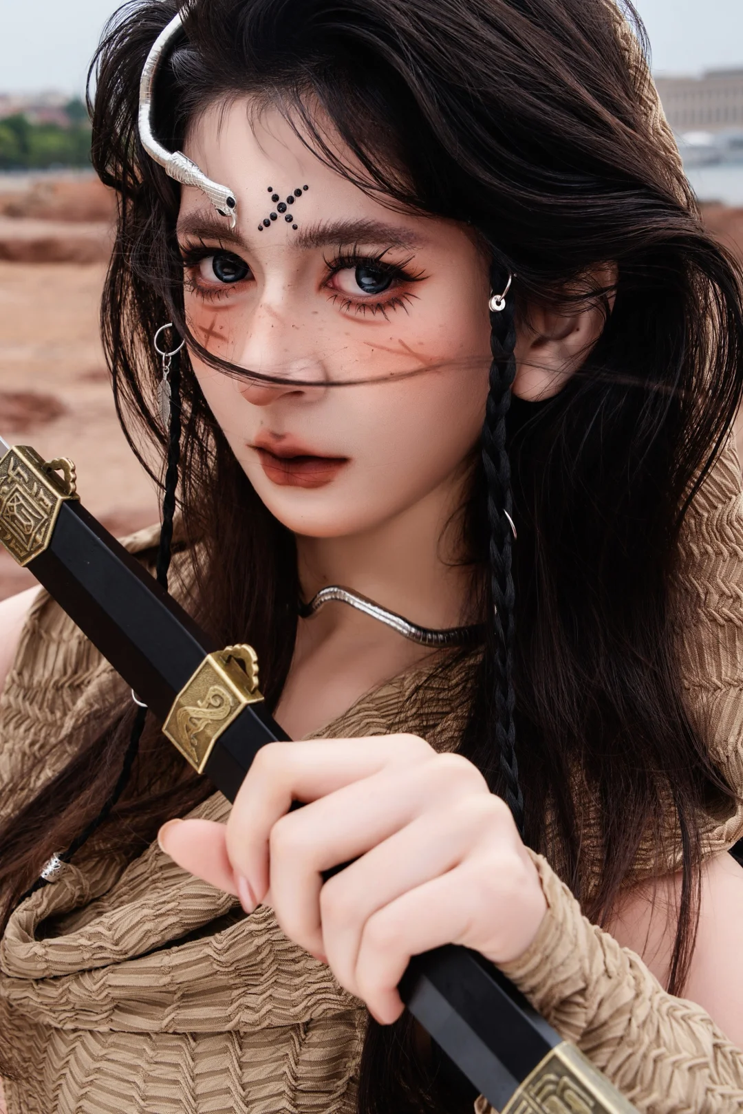 周天需要互勉模特，复古酷酷的废土风格