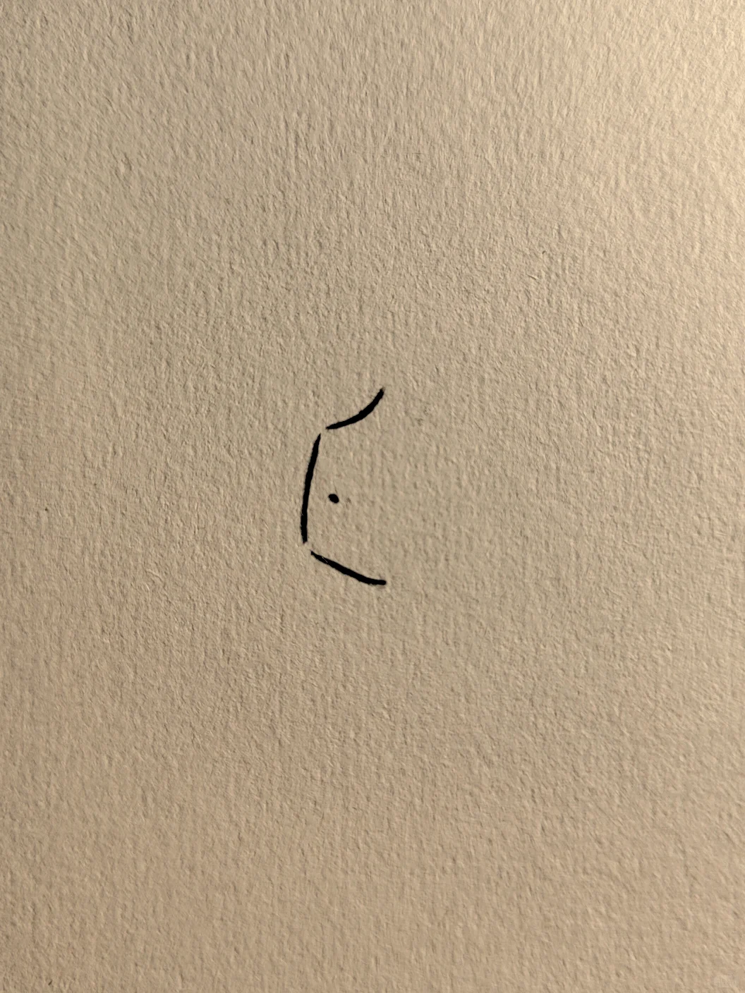 简笔画：侧脸女孩，好喜欢！❤️❤️❤️