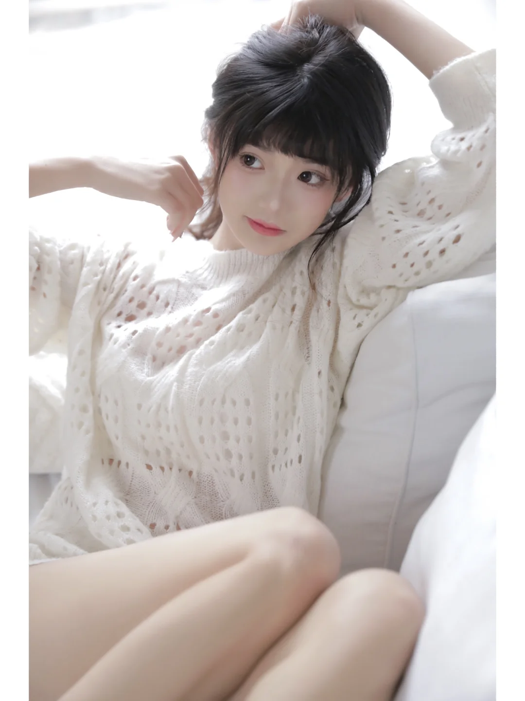 纯欲居家写真｜你浅浅的微笑就像乌梅子酱～