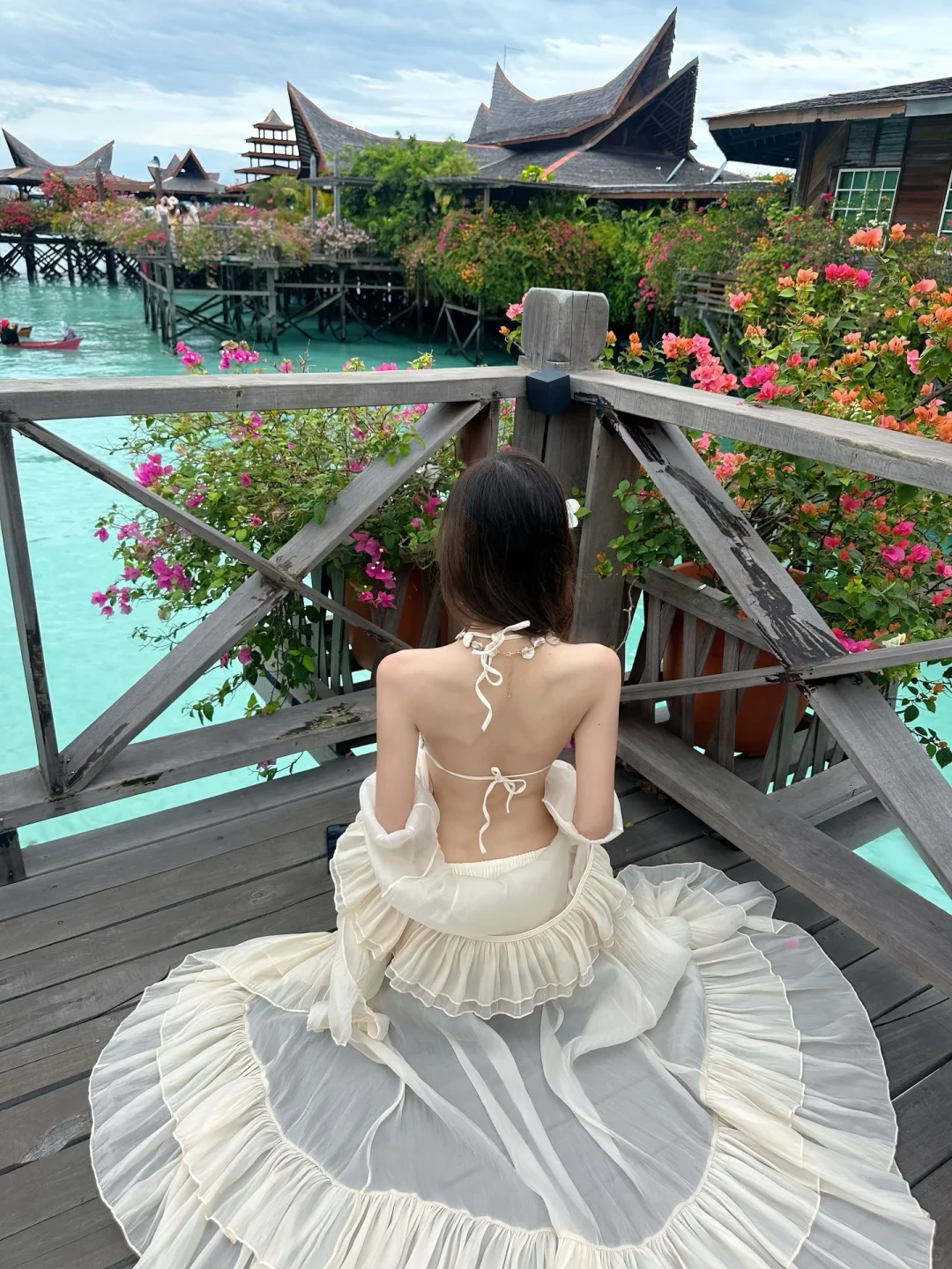 泳衣～是我在海边度假的形态🌴🏖