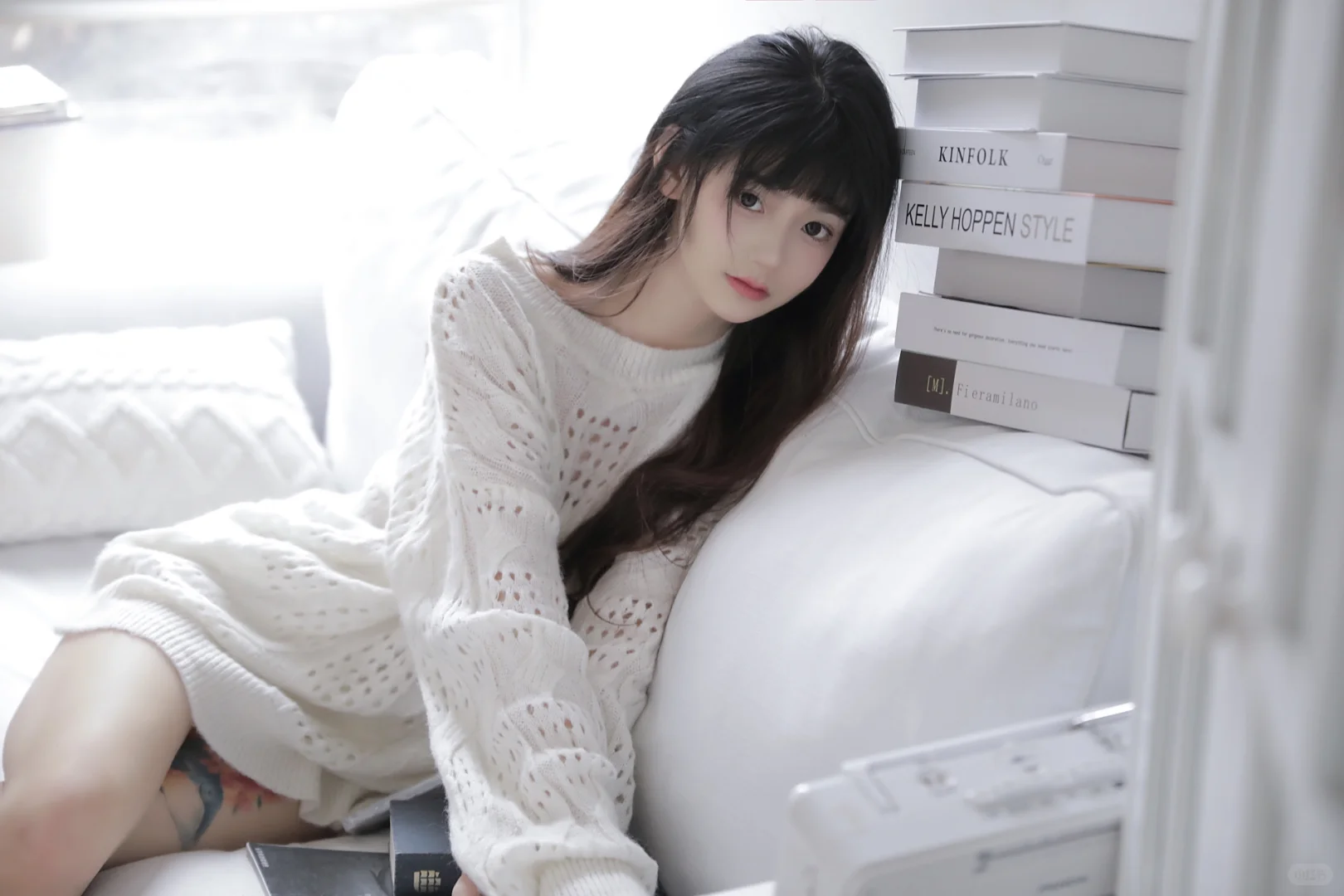 纯欲居家写真｜你浅浅的微笑就像乌梅子酱～