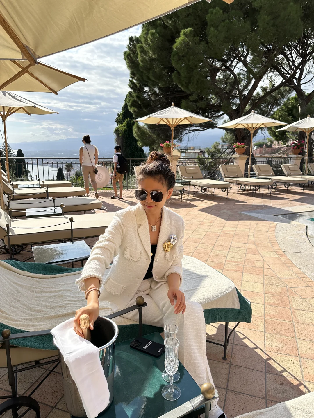 女明星度假ootd🍋属于西西里的阳光假日