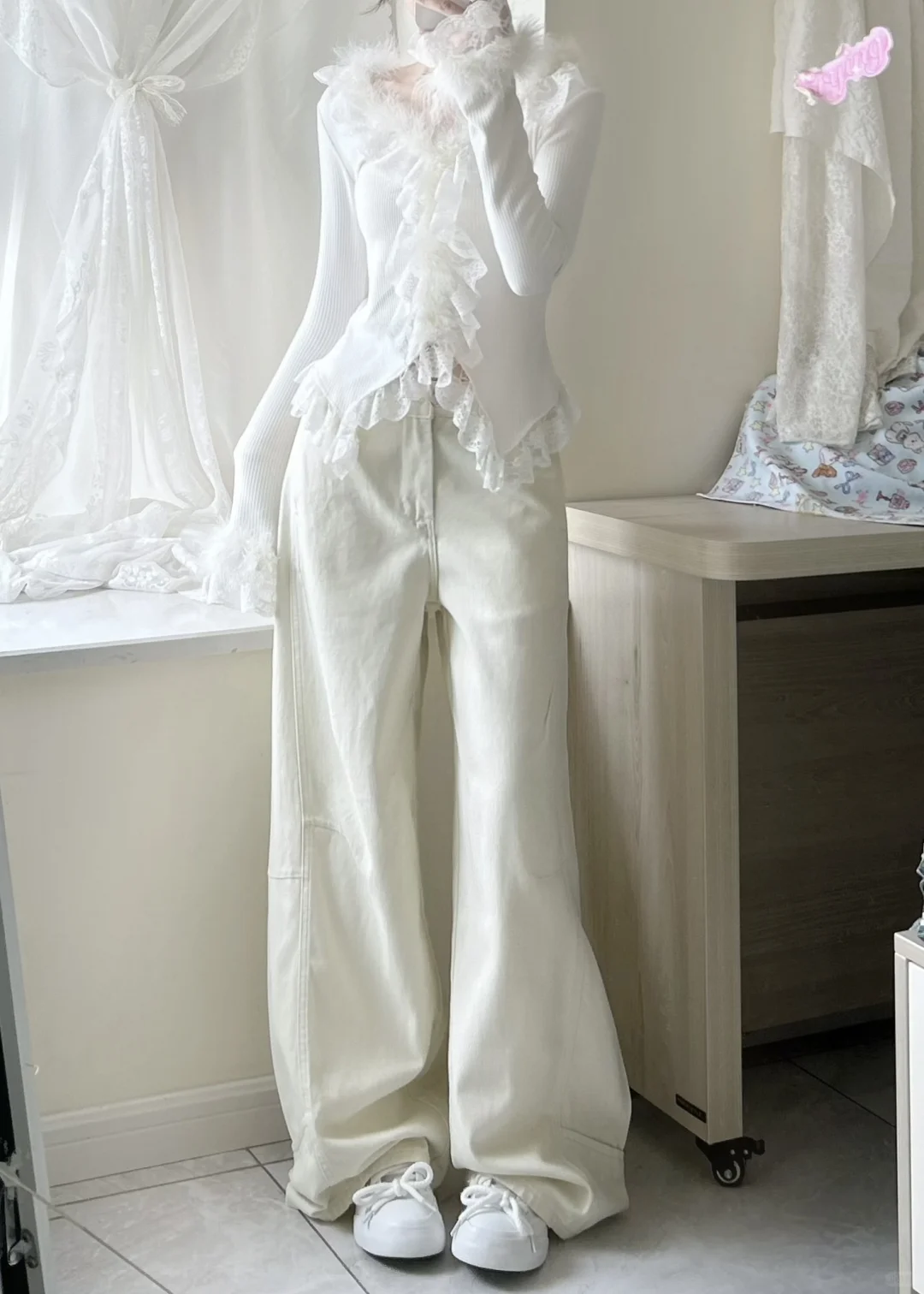 喜欢这种随意又舒服的穿搭～