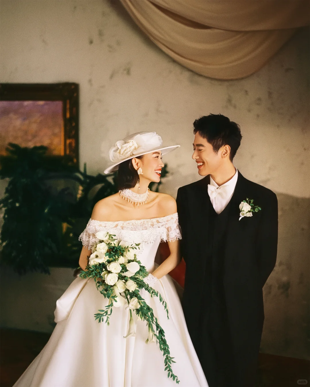 女明星首选法式复古婚纱照❗美的太权威了