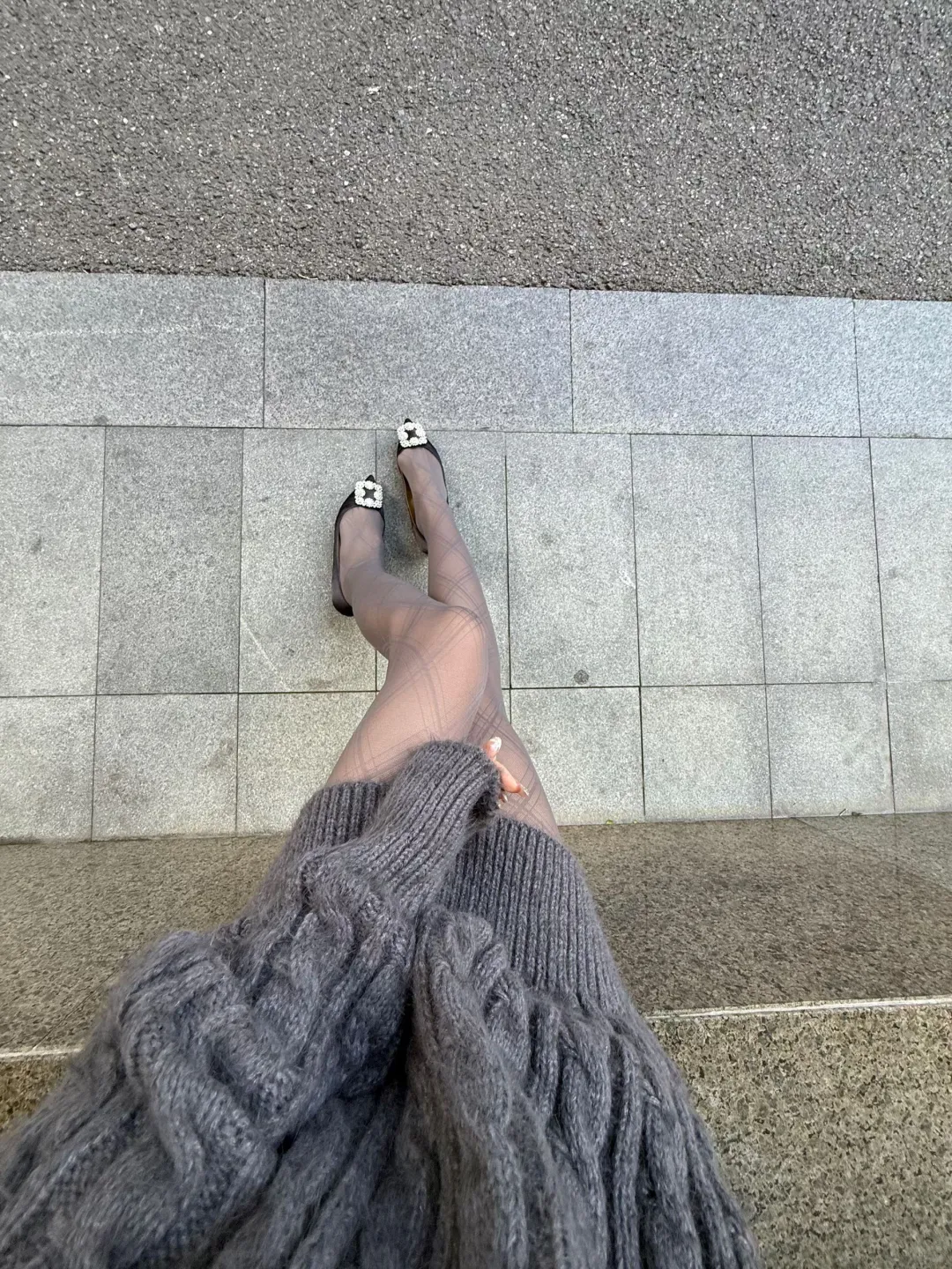 秋天穿灰色也好好看！！美丽冻人