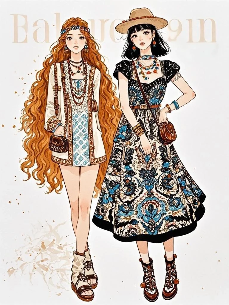 ✨穿越时光的衣橱｜复古女孩的穿搭图鉴✨ 🌼