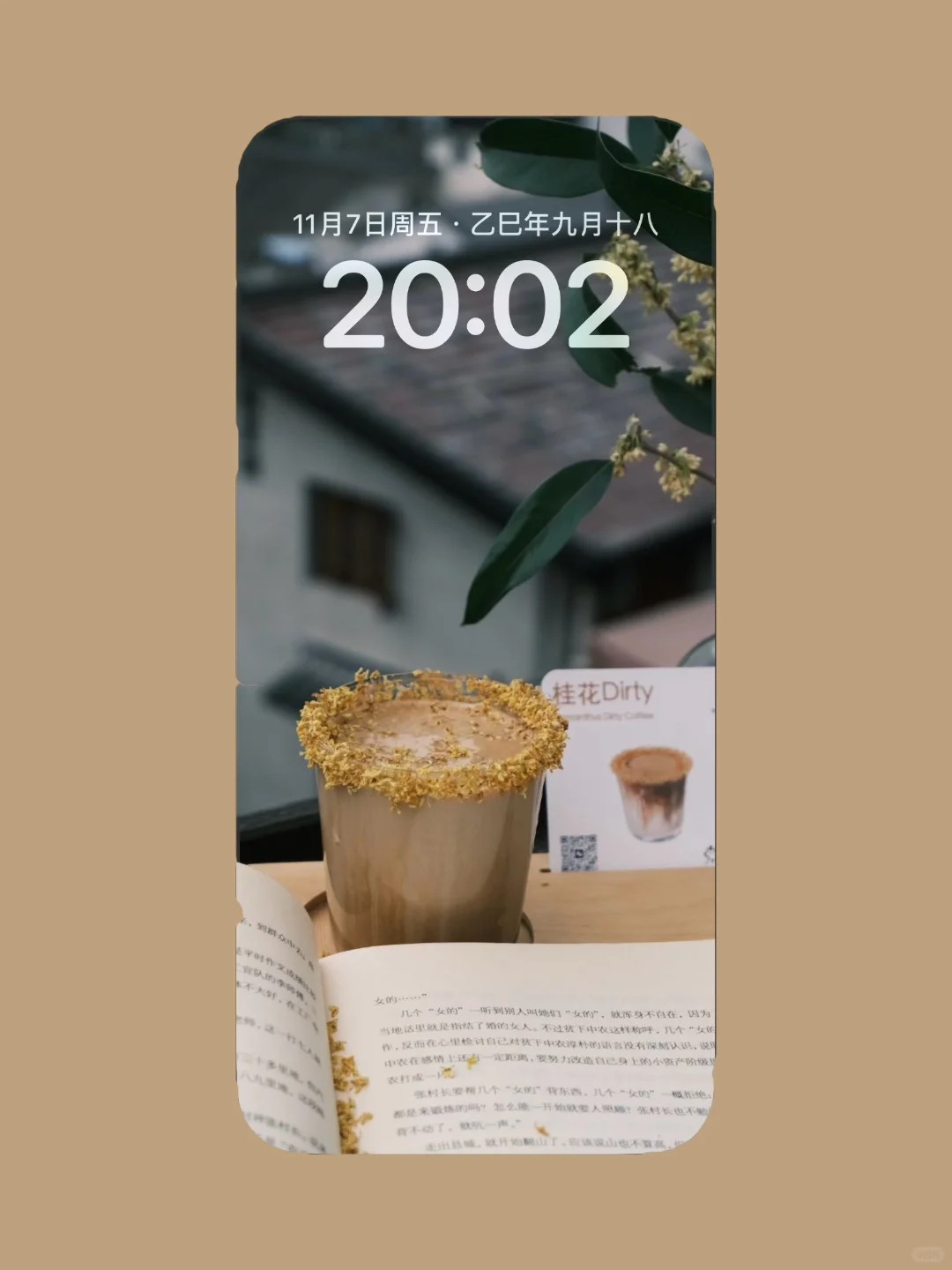 和桂花香撞个满怀｜深秋壁纸