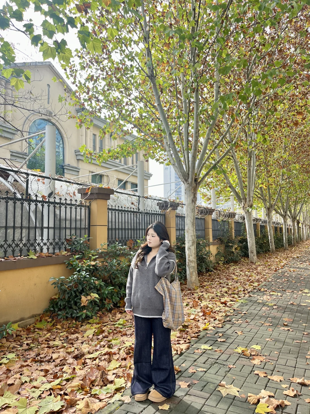 158/120｜微胖梨形 毛衣➕微喇裤🍂秋天穿搭