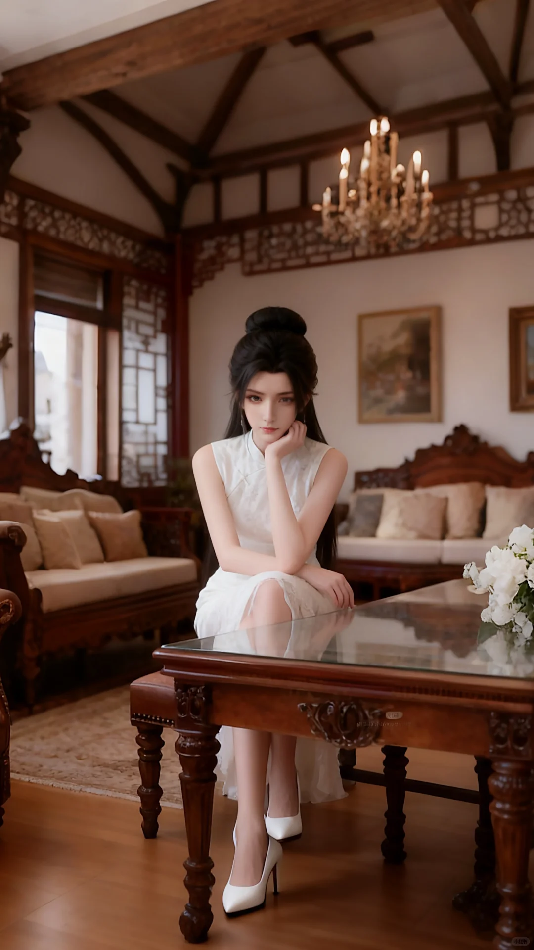 国漫女神穿上现代装陆雪琪