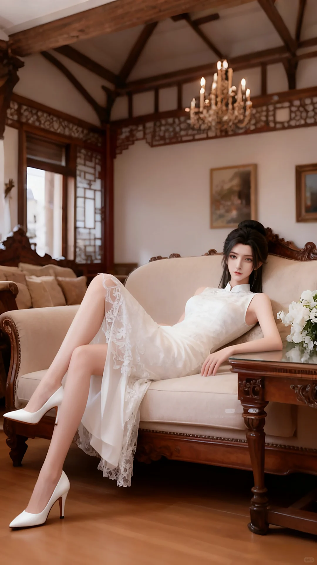 国漫女神穿上现代装陆雪琪